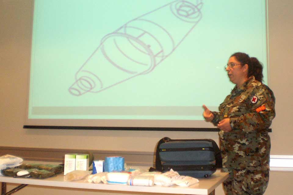 EUFOR’s medical team training