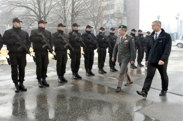 Commander EUFOR visits the Directorate for Coordination of Police Bodies in BiH