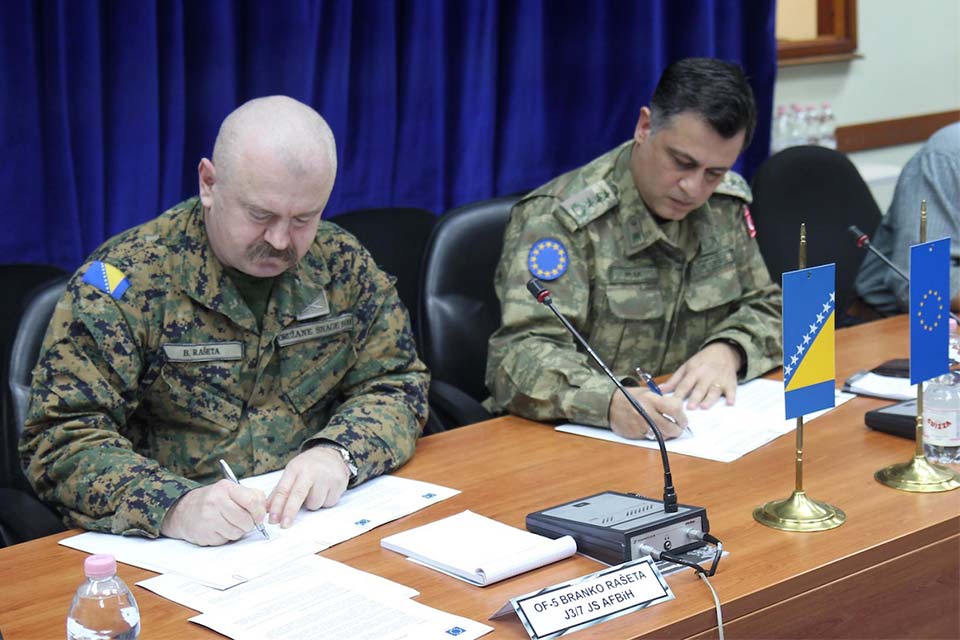 Colonel Branko Rašeta, and Colonel Hakan Soner Aplak