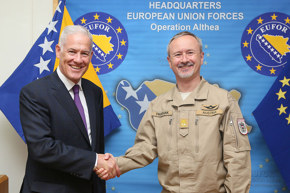 COM EUFOR meets with Principle Deputy High Representative