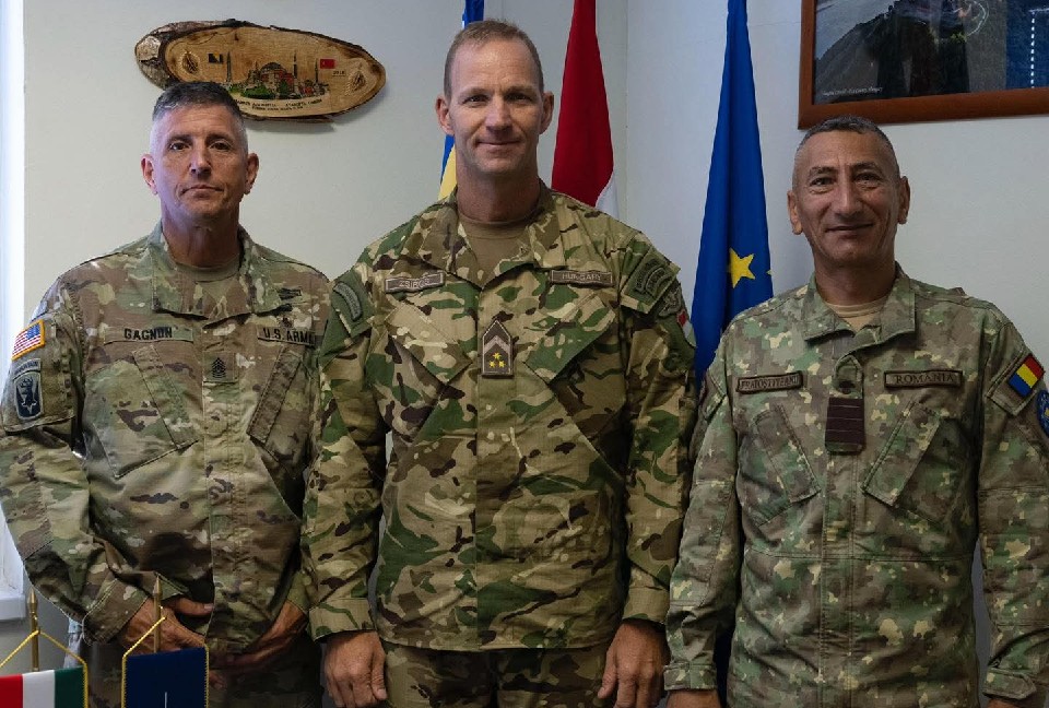 Command Sergeant Majors Meet at Camp Butmir
