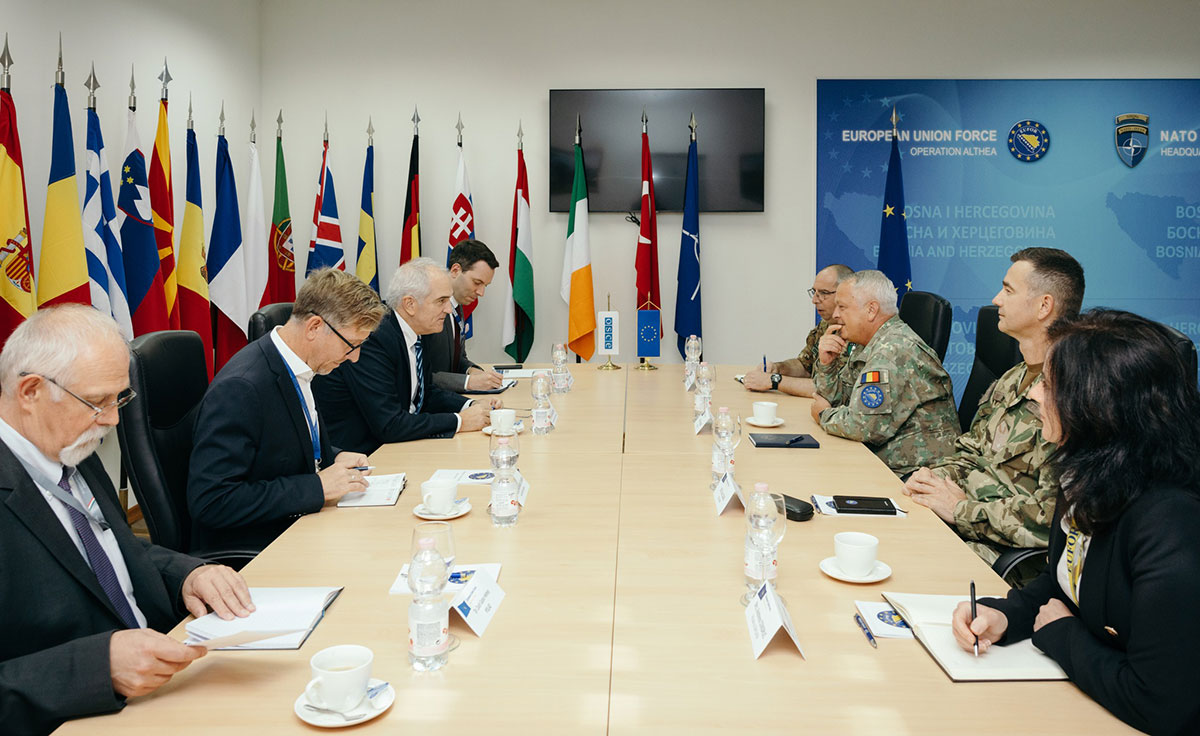EUFOR Commander Meets New Head of OSCE Mission to BiH
