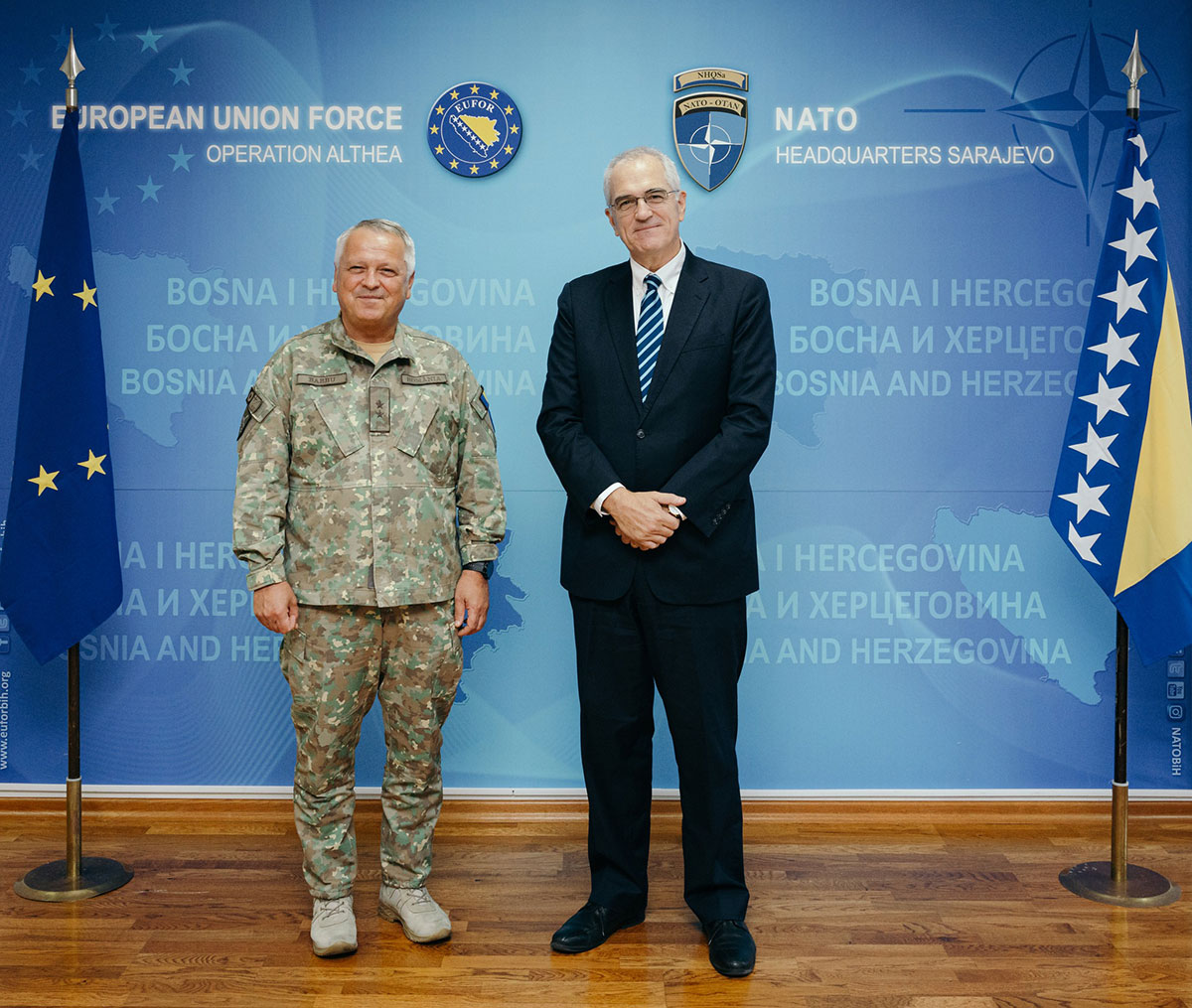 EUFOR Commander Meets New Head of OSCE Mission to BiH
