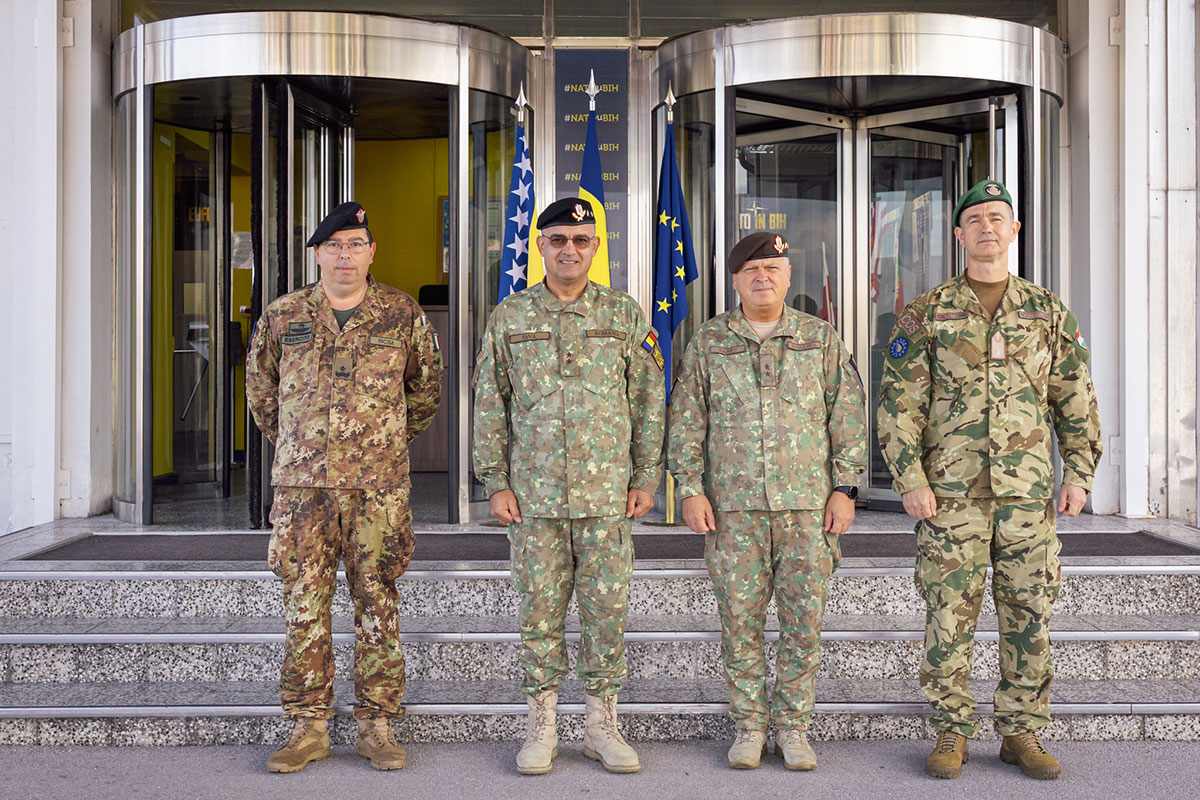 Strength in Unity: Romanian Leadership Visits EUFOR