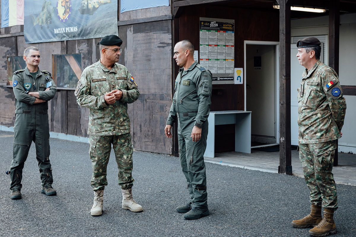 Strength in Unity: Romanian Leadership Visits EUFOR