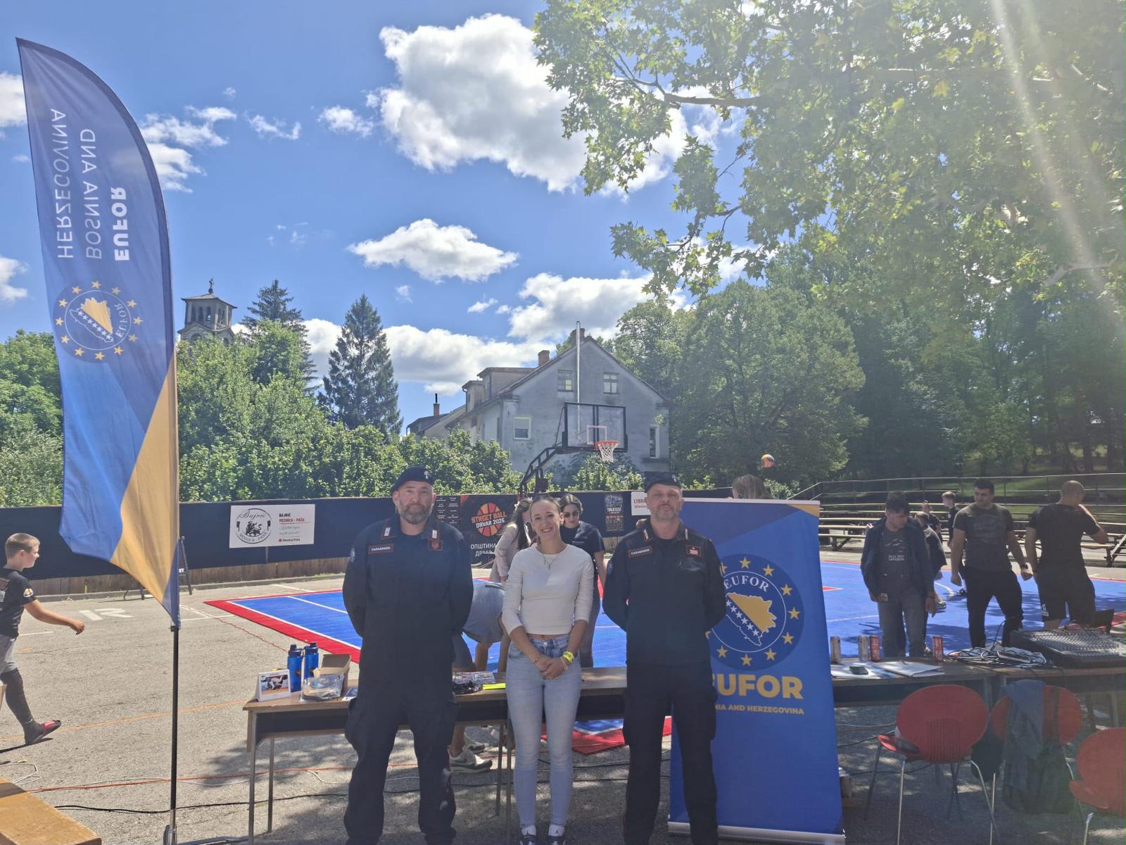 EUFOR LOT House Drvar Engages with Local Community at Streetball Tournament