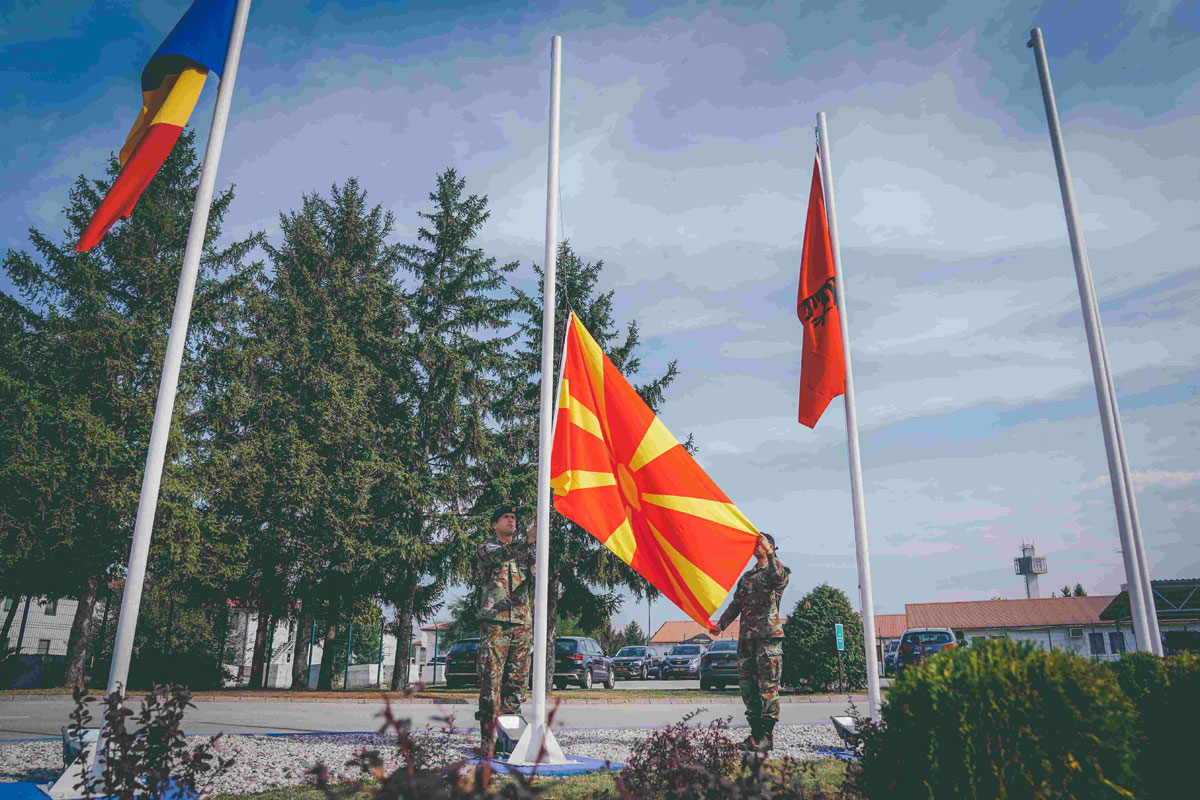 The contingent of Republic of North Macedonia of EUFOR celebrated their national Independence Day