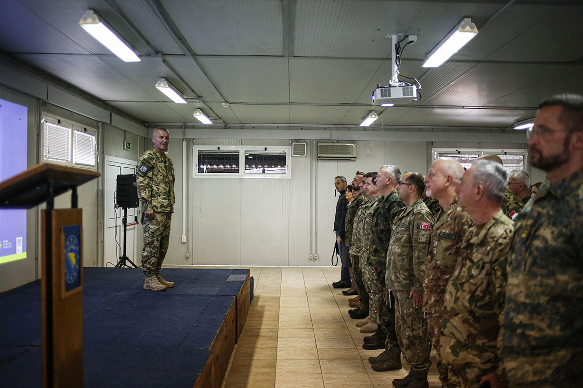 COM EUFOR held his biannual “EUFOR Leadership Brief”