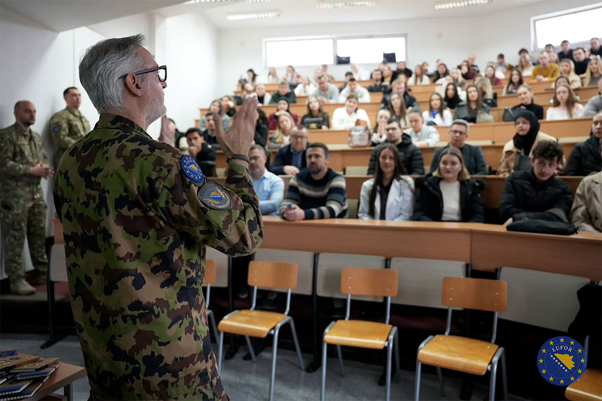 Behind the Mission: EUFOR Engage with Students at the University of Bihać
