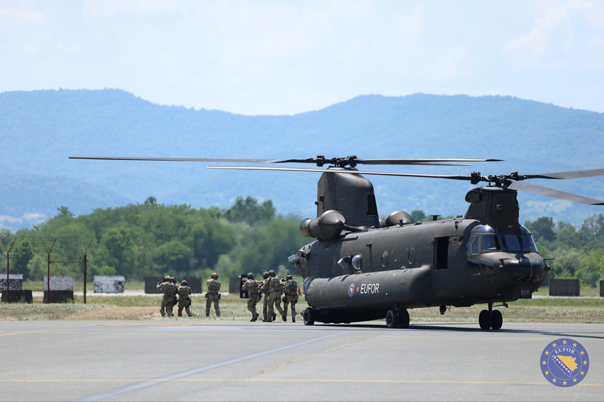 EUFOR, agencije za provedbu zakona, SIPA i Oružane snage BiH izveli zajedničku vježbu