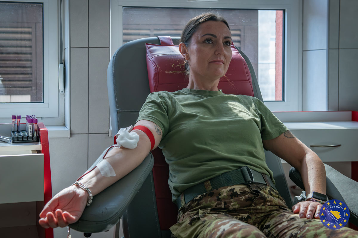 EUFOR Soldiers’ Blood Donations Bolster Banja Luka Emergency Services