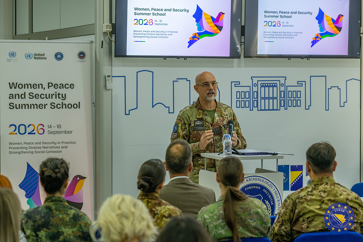 COM EUFOR Highlights Operational Importance of Women, Peace and Security at Sarajevo Summer School
