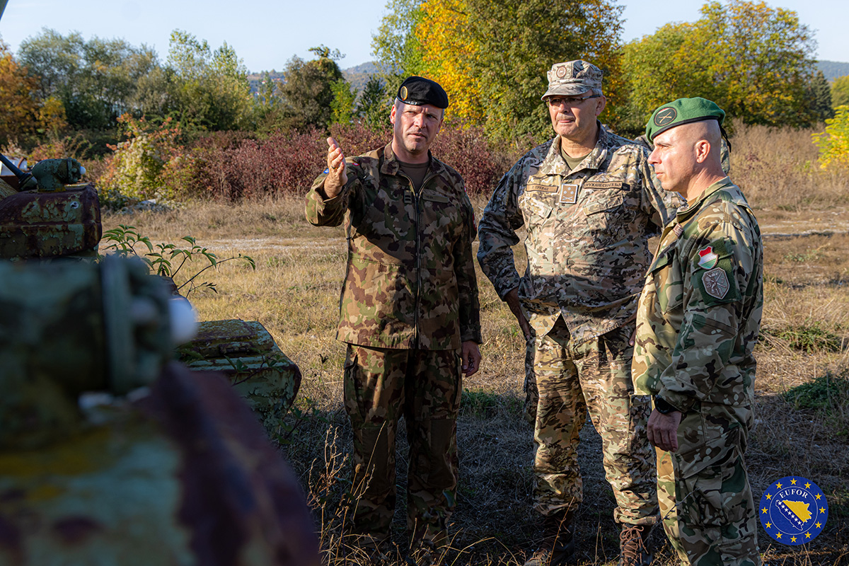 Dozapovjednik EUFOR-a posjetio vojarnu Rajlovac i skladište naoružanja