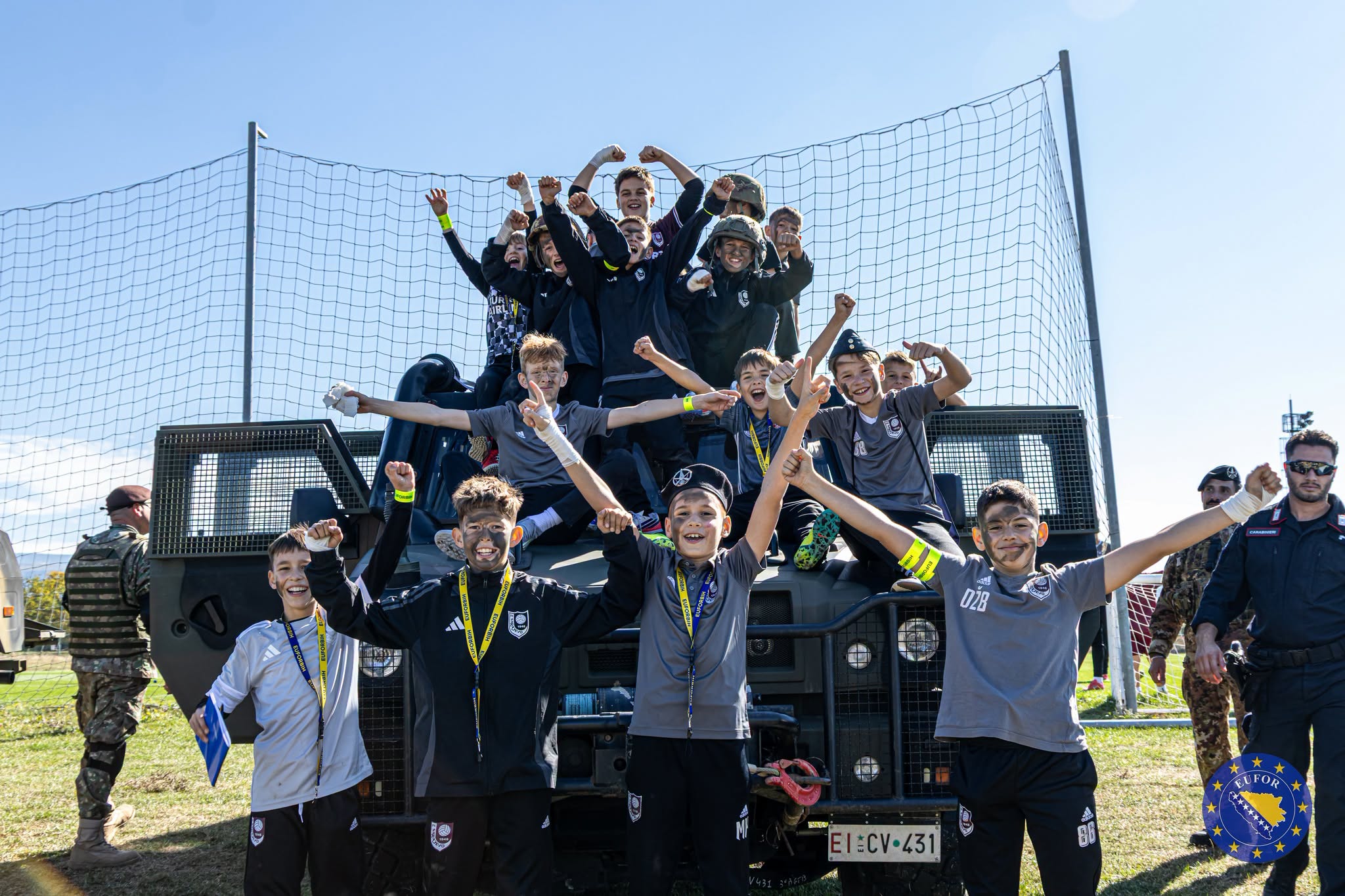 EUFOR Builds Bridges with Young People Through Sport and Community Engagement