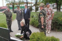 ​EUSR and Mrs Wigemark visit Camp Butmir Memorial Park