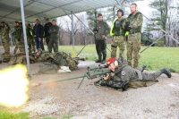 EUFOR Multinational Battalion conduct live firing