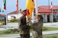 The German Military Contingent were warmly welcomed to Camp Butmir