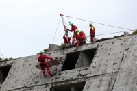 EUFOR joins in Civil Protection Service Novi Grad Sarajevo Exercise at Abandoned Olympic Hotel on Mount Igman